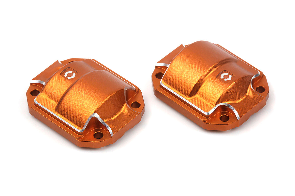 Aluminum Diff Cover (Orange/2pcs)