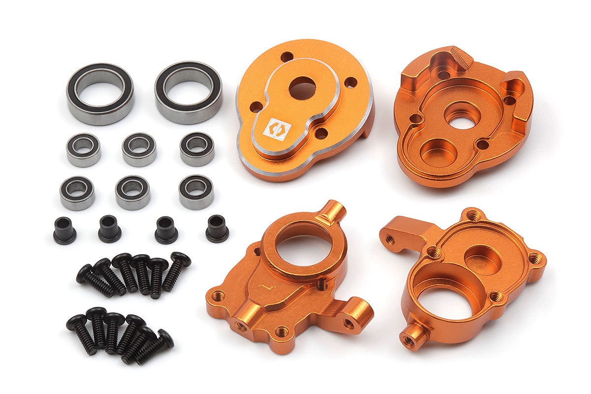 Aluminum Portal Steering Spindle Set (Orange)