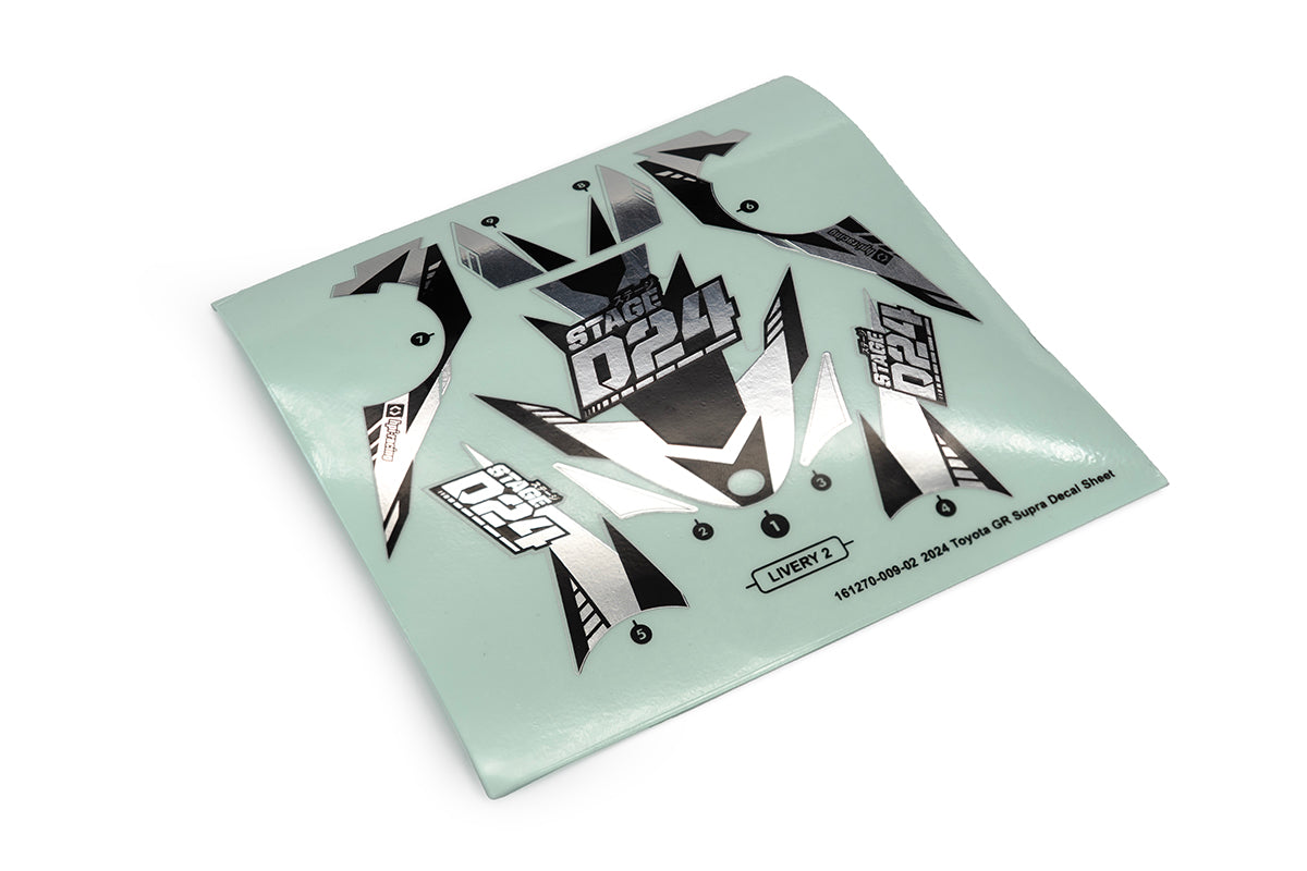 Stage-D24 Toyota GR Supra Livery Decal Sheet 2