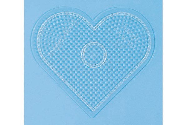Hama stiftplade hjerte stor 16x17,5cm TR
