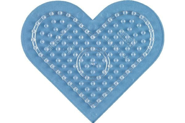 Hama stiftplade hjerte lille 8,5x7,5cm TR