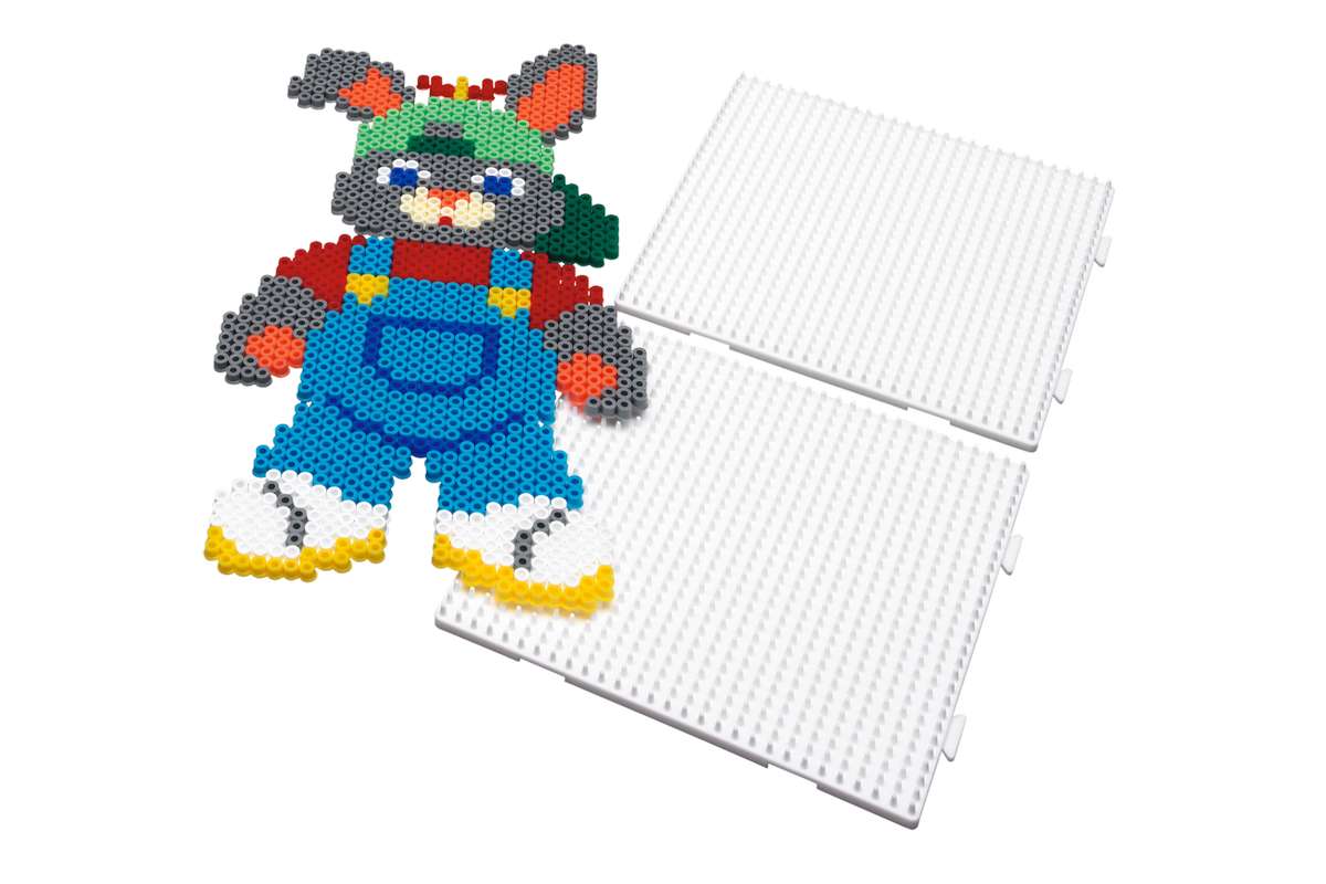 Hama stiftplade 2stk 234 15x15cm transparent