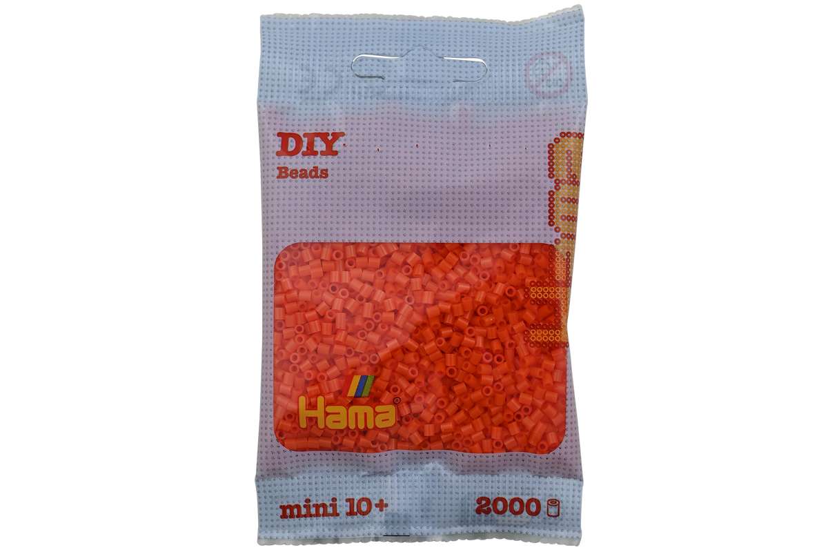 Hama mini perler 2000stk orange