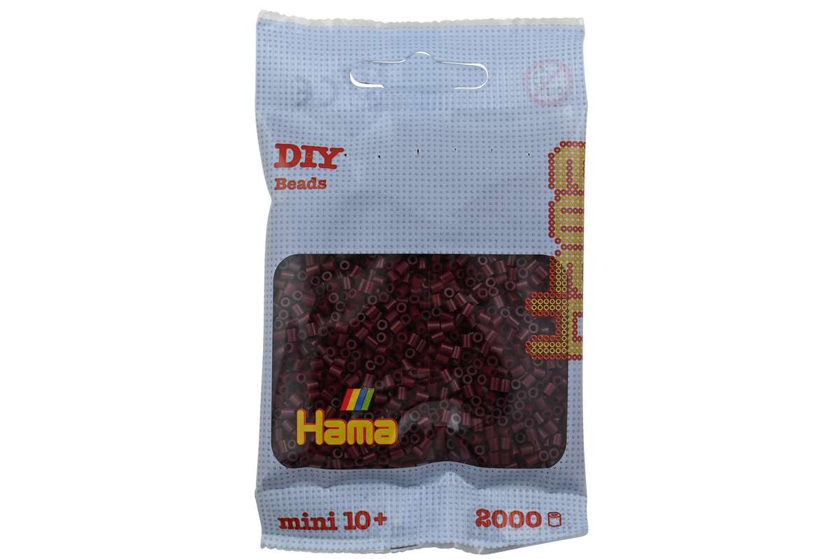 Hama mini perler 2000stk bordeaux