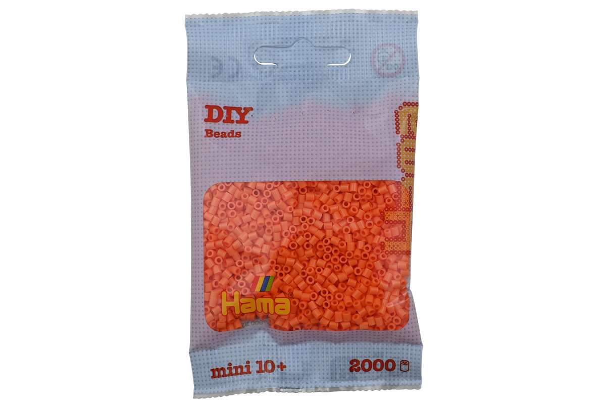 Hama mini perler 2000stk abrikos 