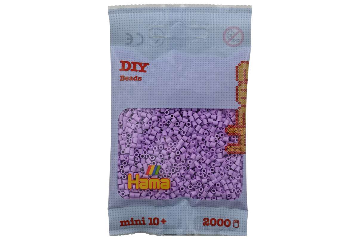 Hama mini perler 2000stk pastel syren