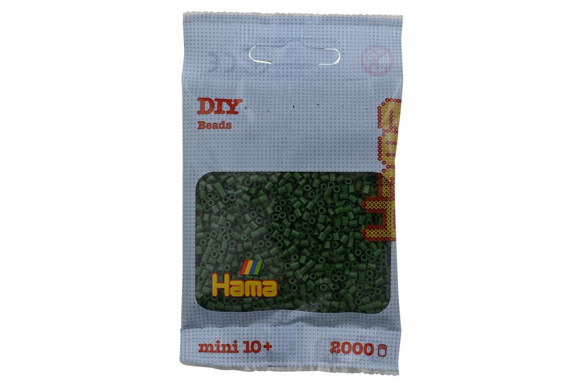 Hama mini perler 2000stk skovgrøn