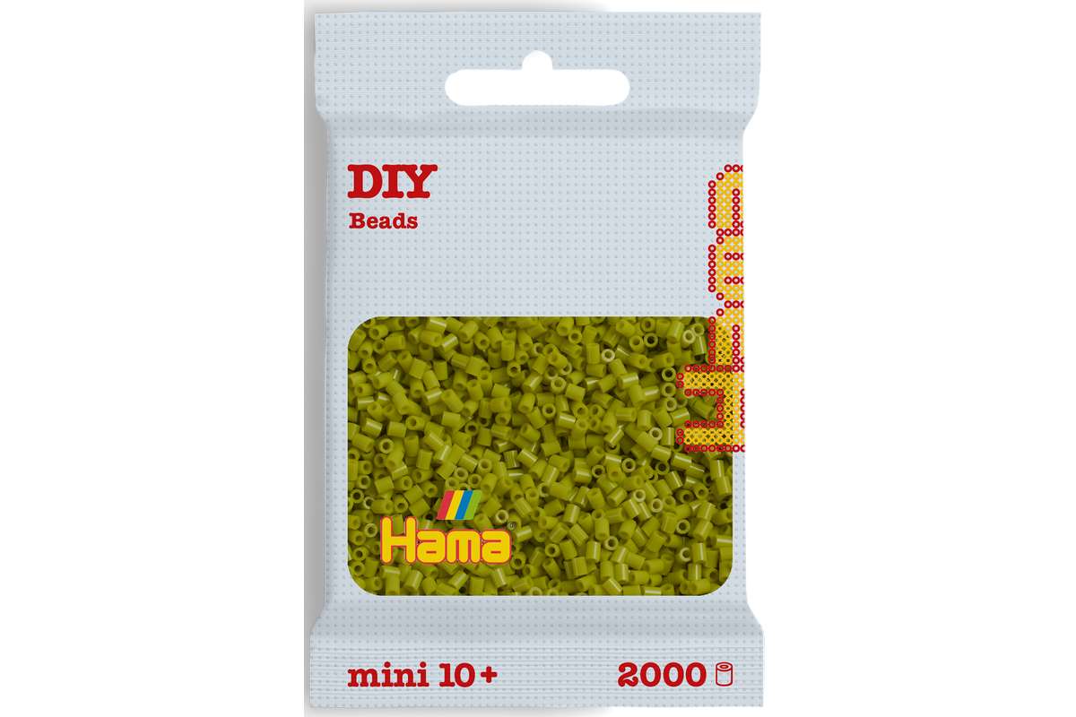 Hama mini perler 2000stk lime