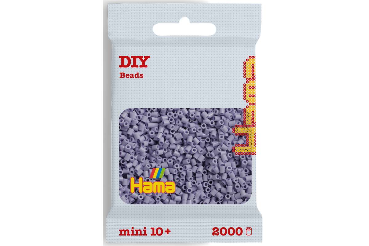Hama mini perler 2000stk lys lavendel