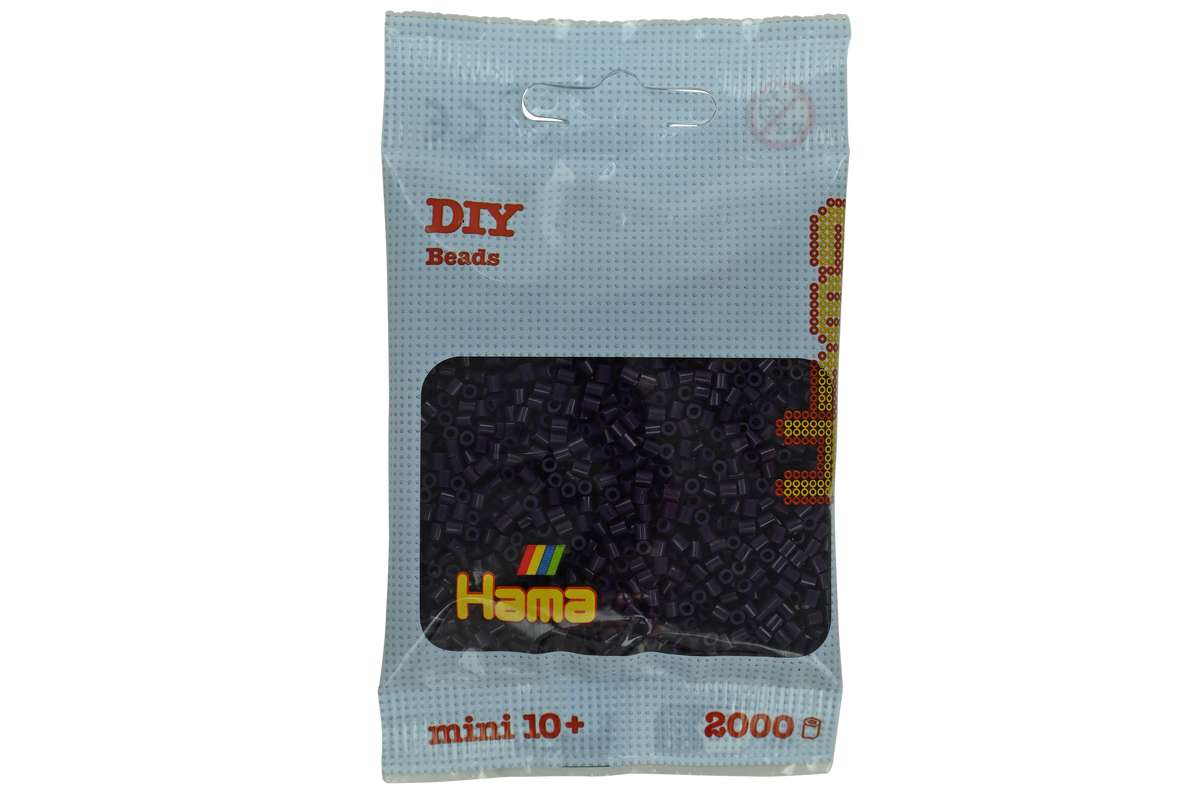 Hama mini perler 2000stk aubergine