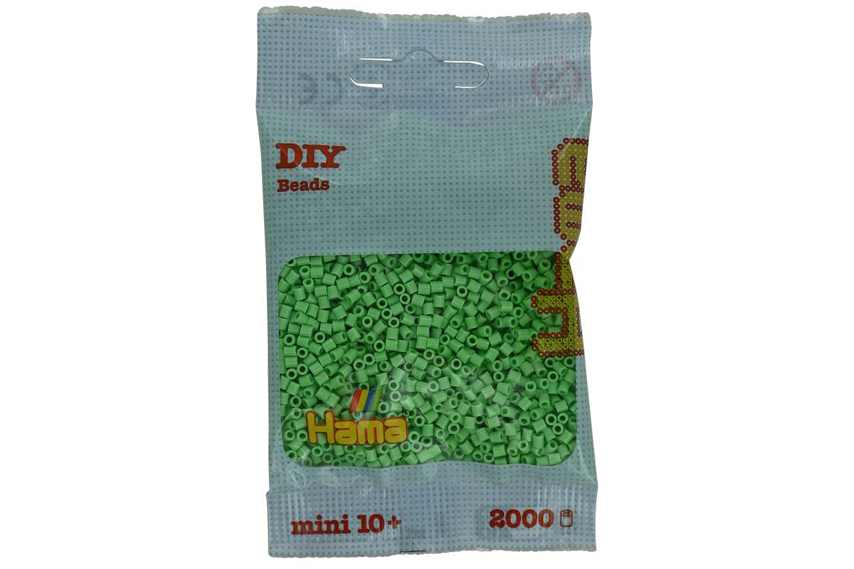Hama mini perler 2000stk klar grøn