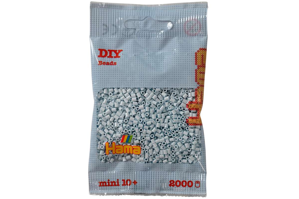 Hama mini perler 2000stk støvet blå