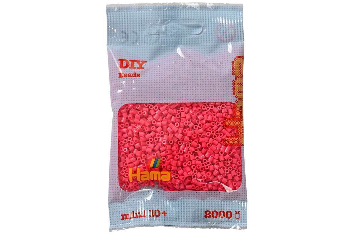 Hama mini perler 2000stk pink