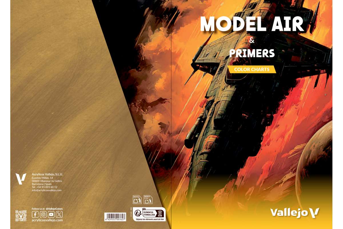 Color chart: Model Air & Primers