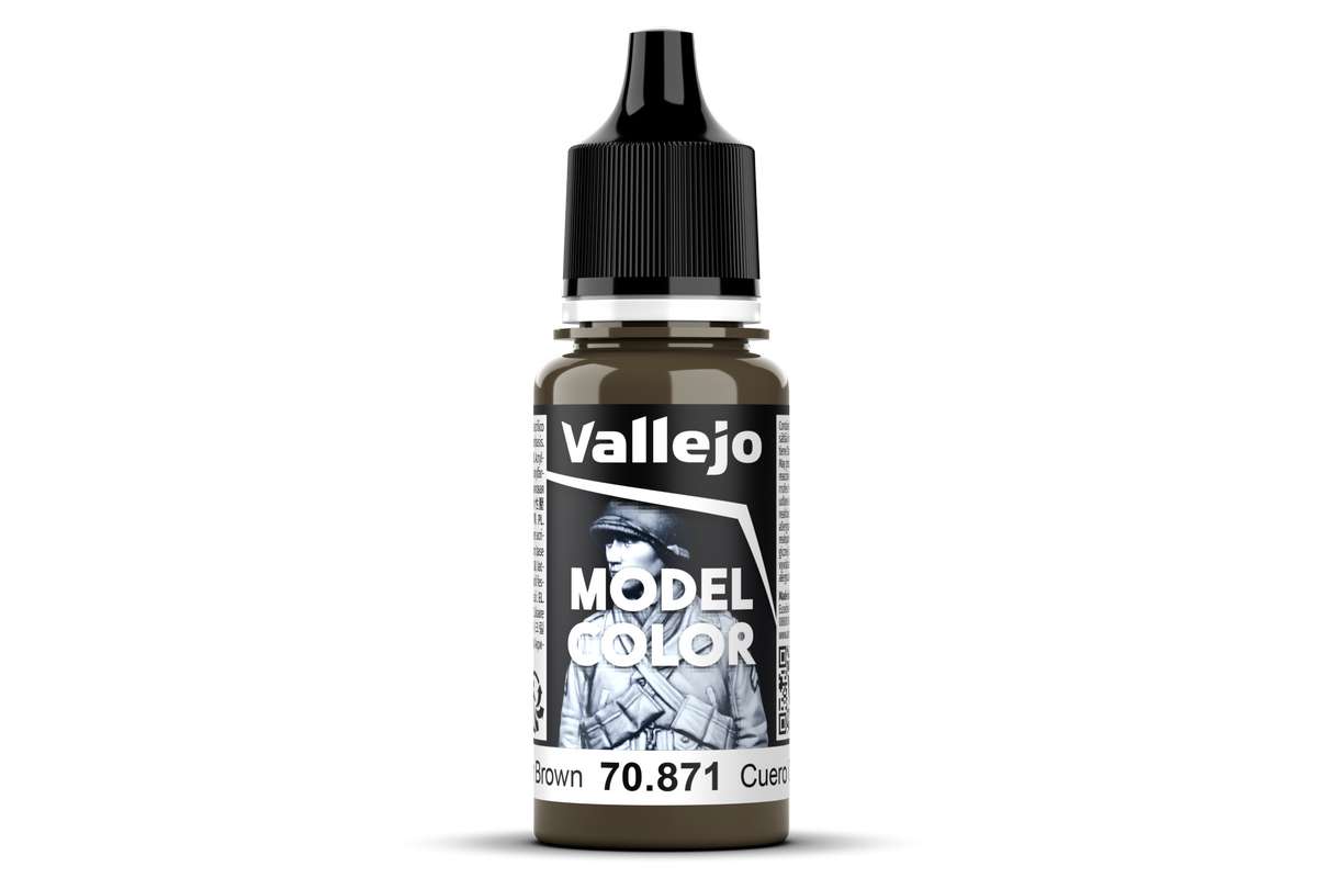Leather brown mat 18ml