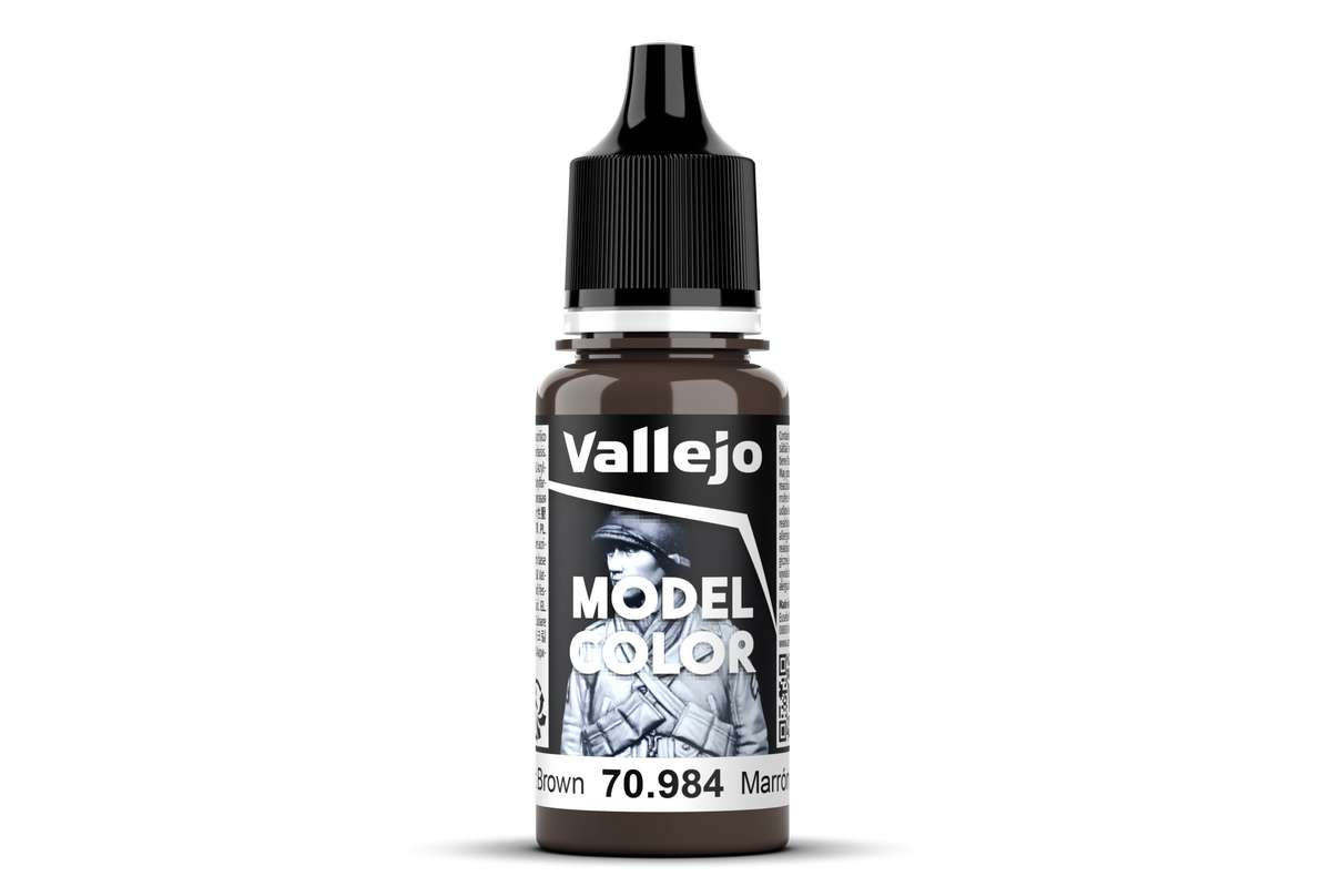 Flat brown mat 18ml