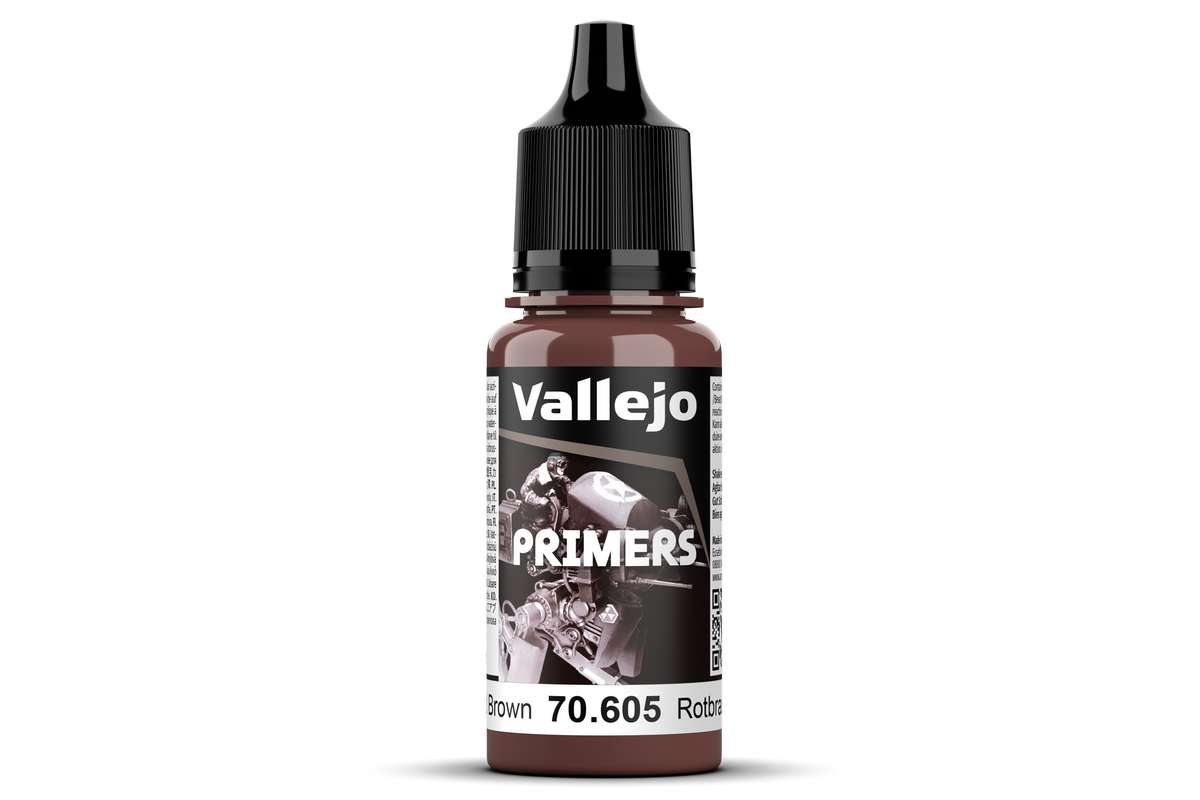Surface primer rotbraun, RAL 8012, 18ml