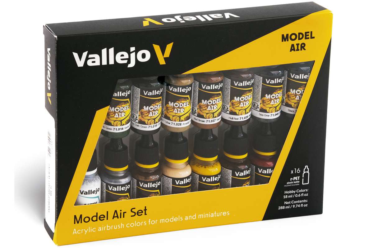 Model Air Railway colors Europe 16x18ml
