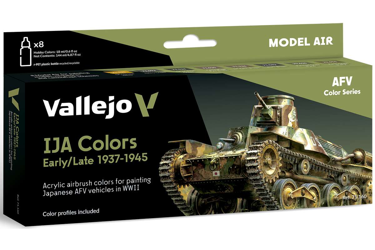 Model Air IJA Colors Early/Late 1937-1945 8x18ml