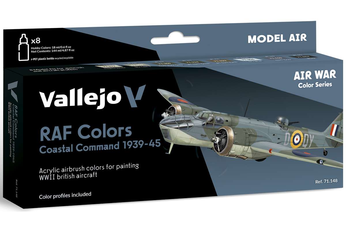 Model Air set Coastal Command 1939-45, 8x18ml