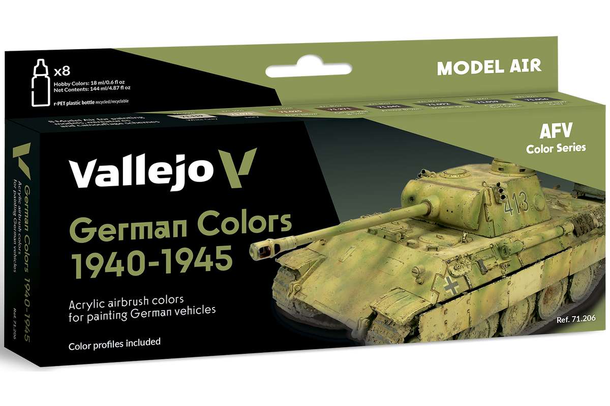 Model Air set German WWII colors 1940-1945 8x18ml