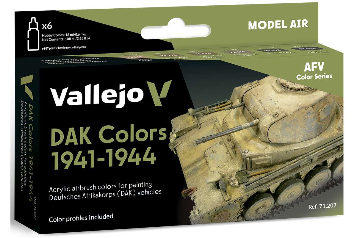 Model Air set DAK colors 1941-44 6x18ml