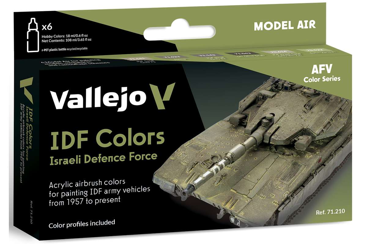 Model Air set IDF colors 6x18ml