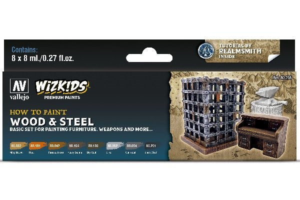 Wizkids Wood and steel 8x8ml 