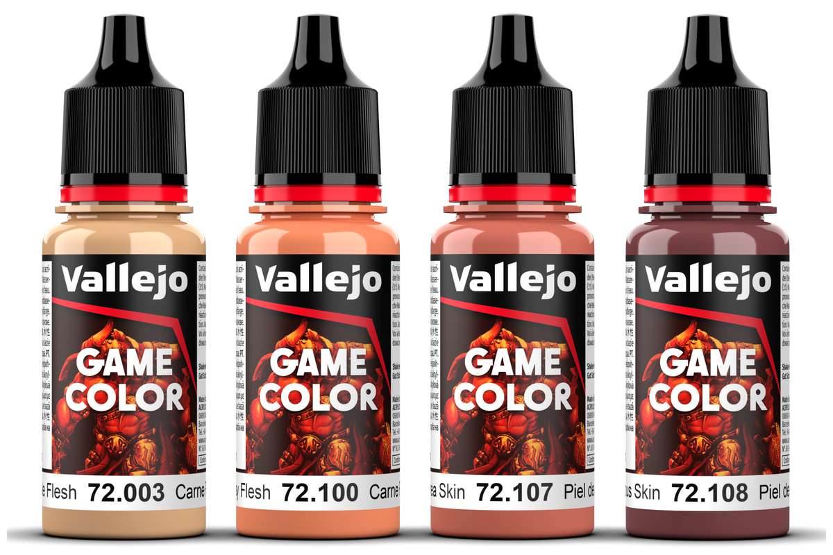 Game Color, pale skin set 4x18ml 