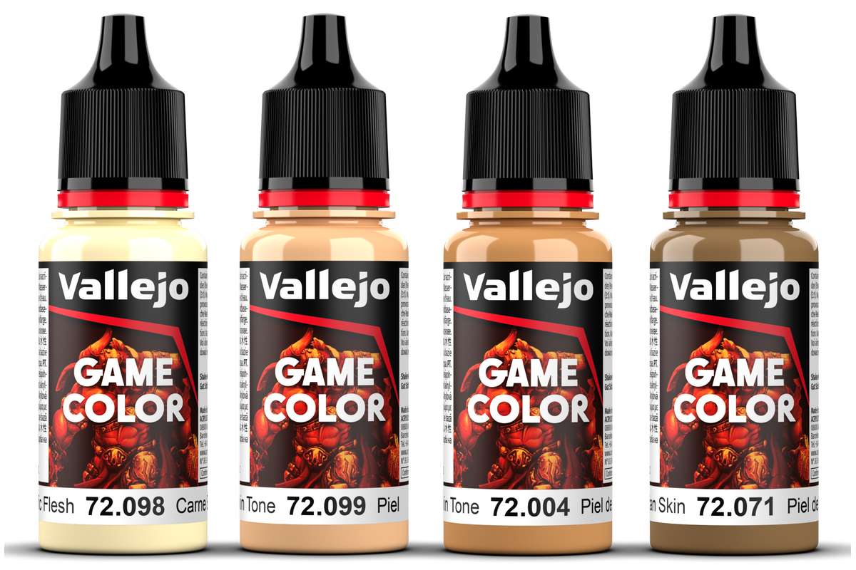 Game Color, tanned skin set 4x18ml 