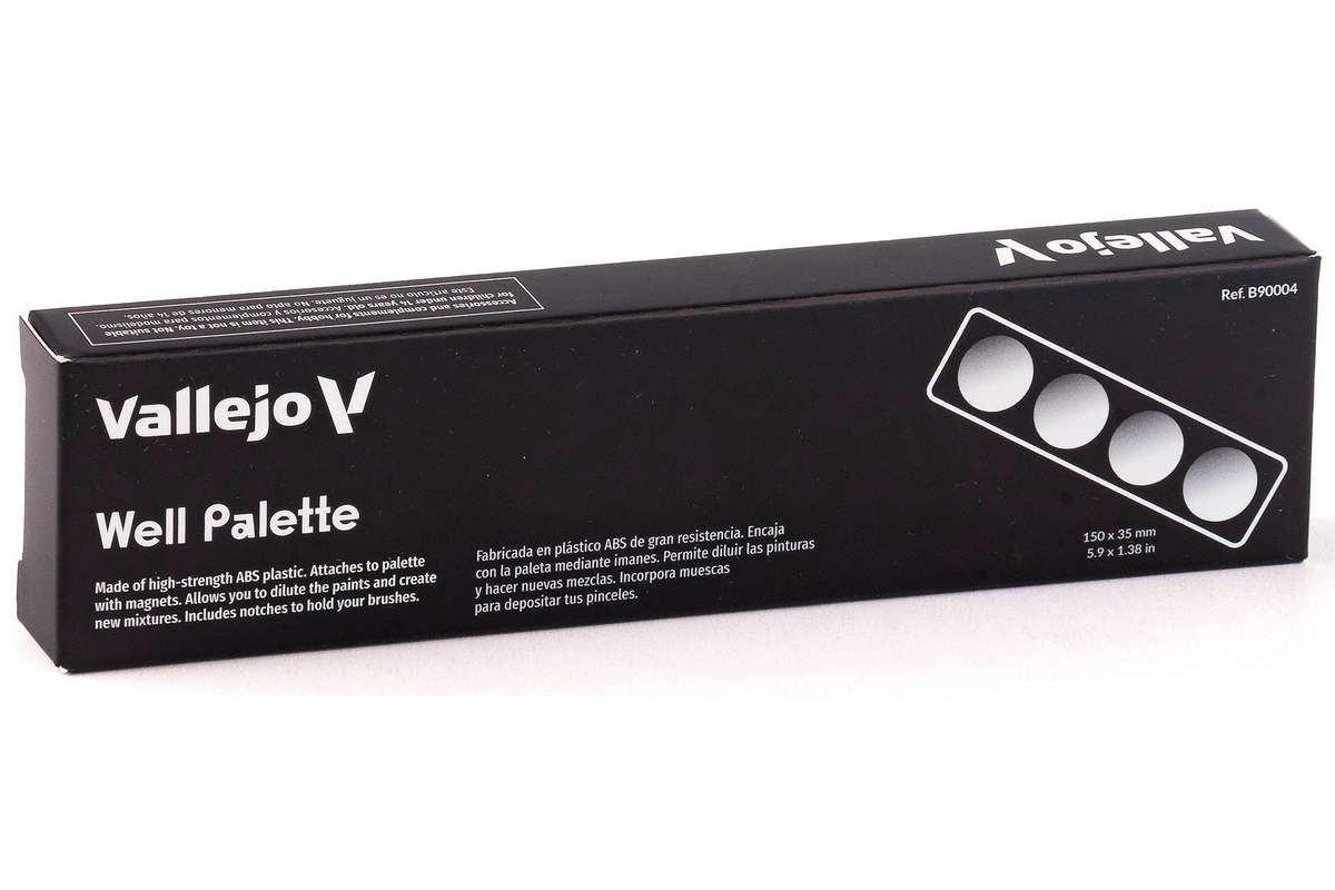 Well palette with magnet attachment 149x34x13mm