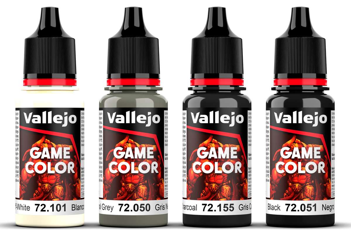 Game Color, black set 4x18ml 