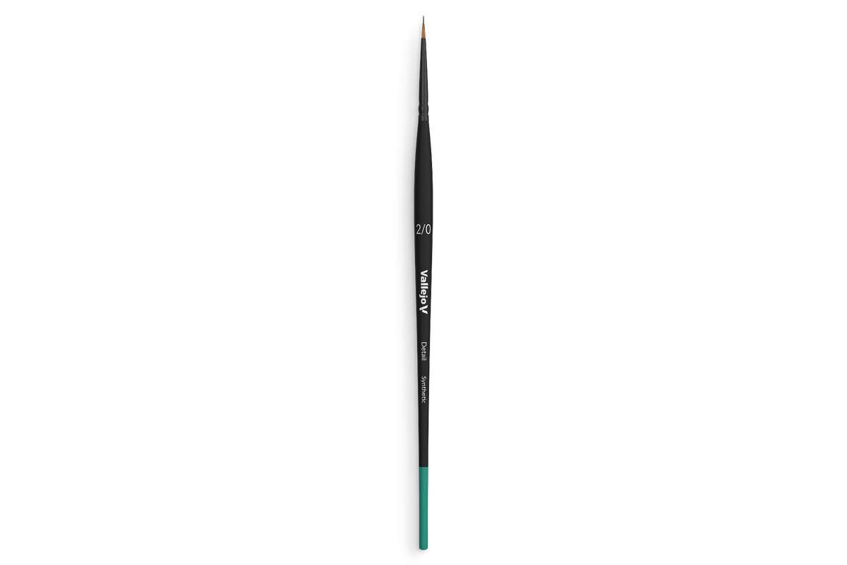 Brush round synthetic hair No. 2/0
