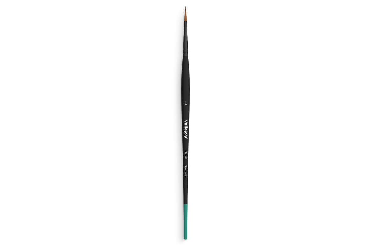 Brush round synthetic hair No. 1