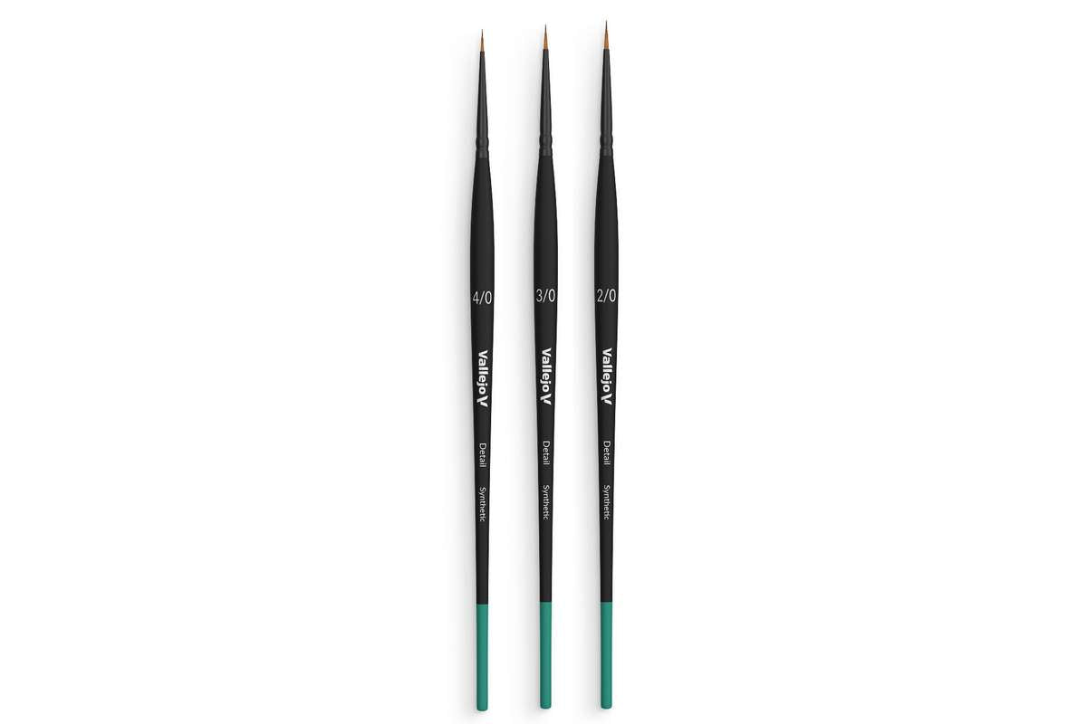 Brush definition set synthetic hair (4,0/3,0/2,0)