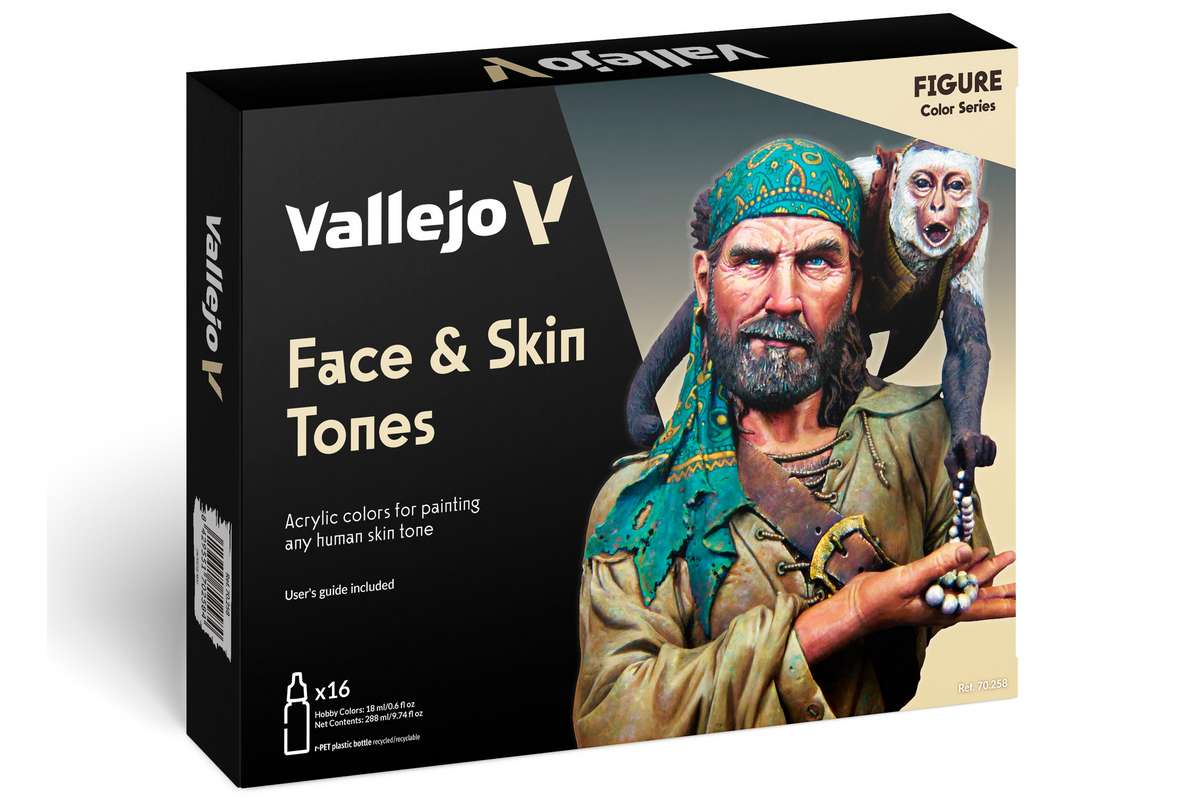 Model Color set 'Face & Skin Tones' 16 colors 