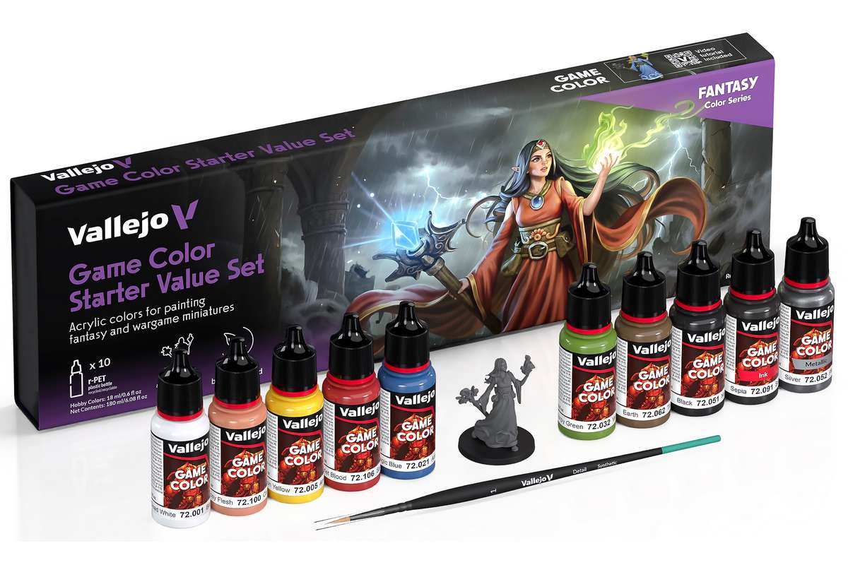 Game Color starter value set, 10x18ml