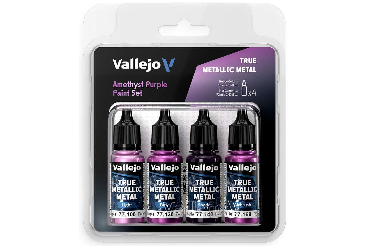 True Metallic Metal set Amethyst Purple 4x18ml