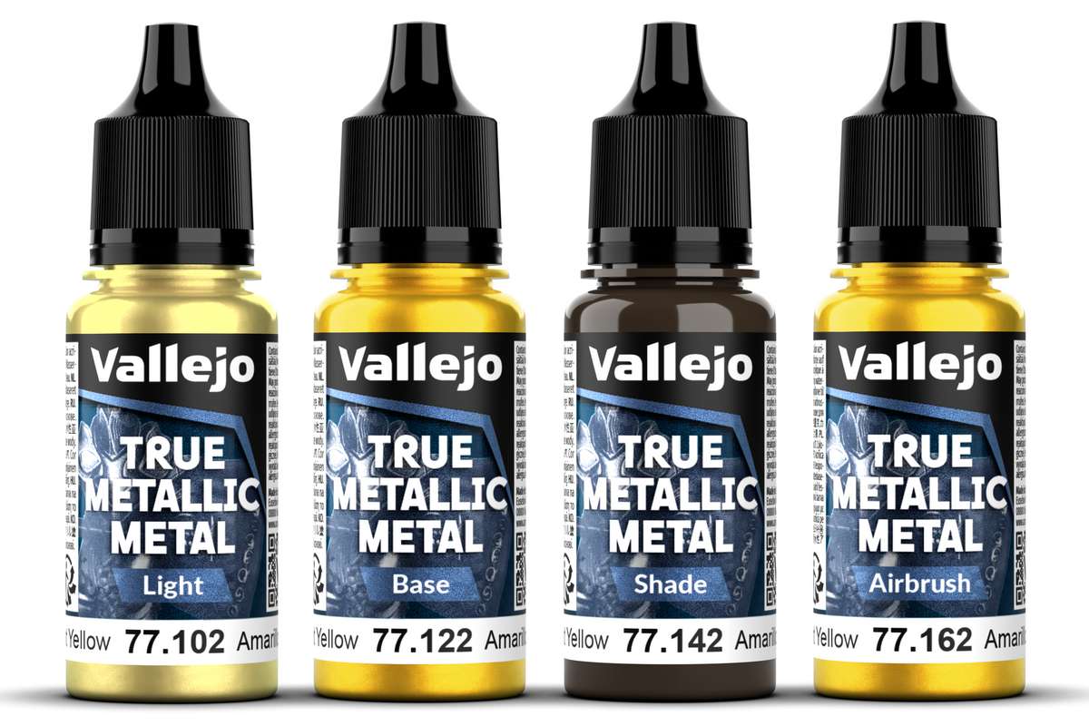 True Metallic Metal set Radiant Yellow 4x18ml