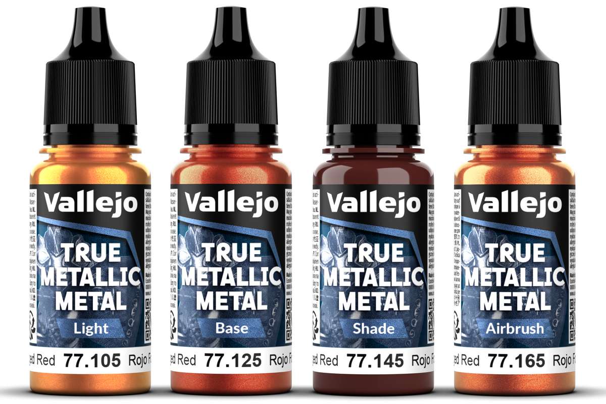 True Metallic Metal set Forged Red 4x18ml