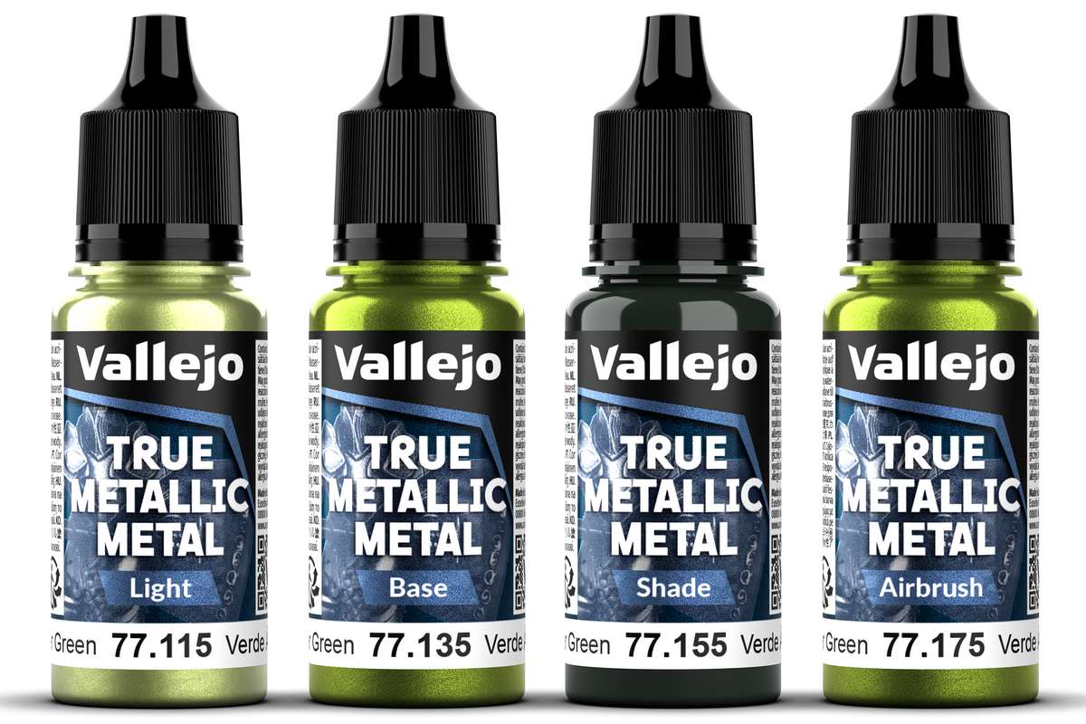 True Metallic Metal set Amber Green 4x18ml
