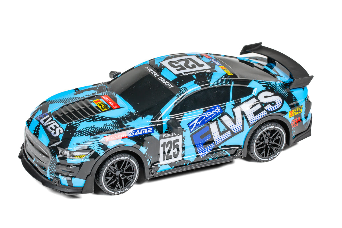Elves R/C 1:18 2,4GHz w/light & Try Me, blue