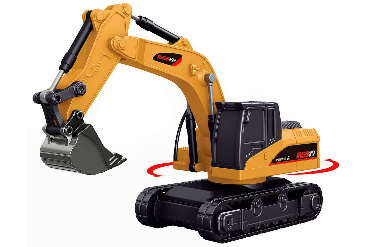 Excavator R/C 1:64 2,4GHz, 3,7V Li-Ion, 8 channels