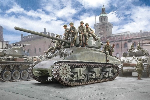 1:35 M4A1 Sherman  With U.S. Infantry 