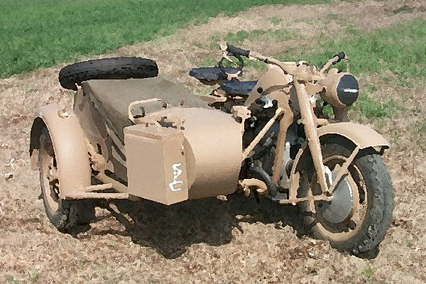 1:9 Zundapp KS750  With sidecar   