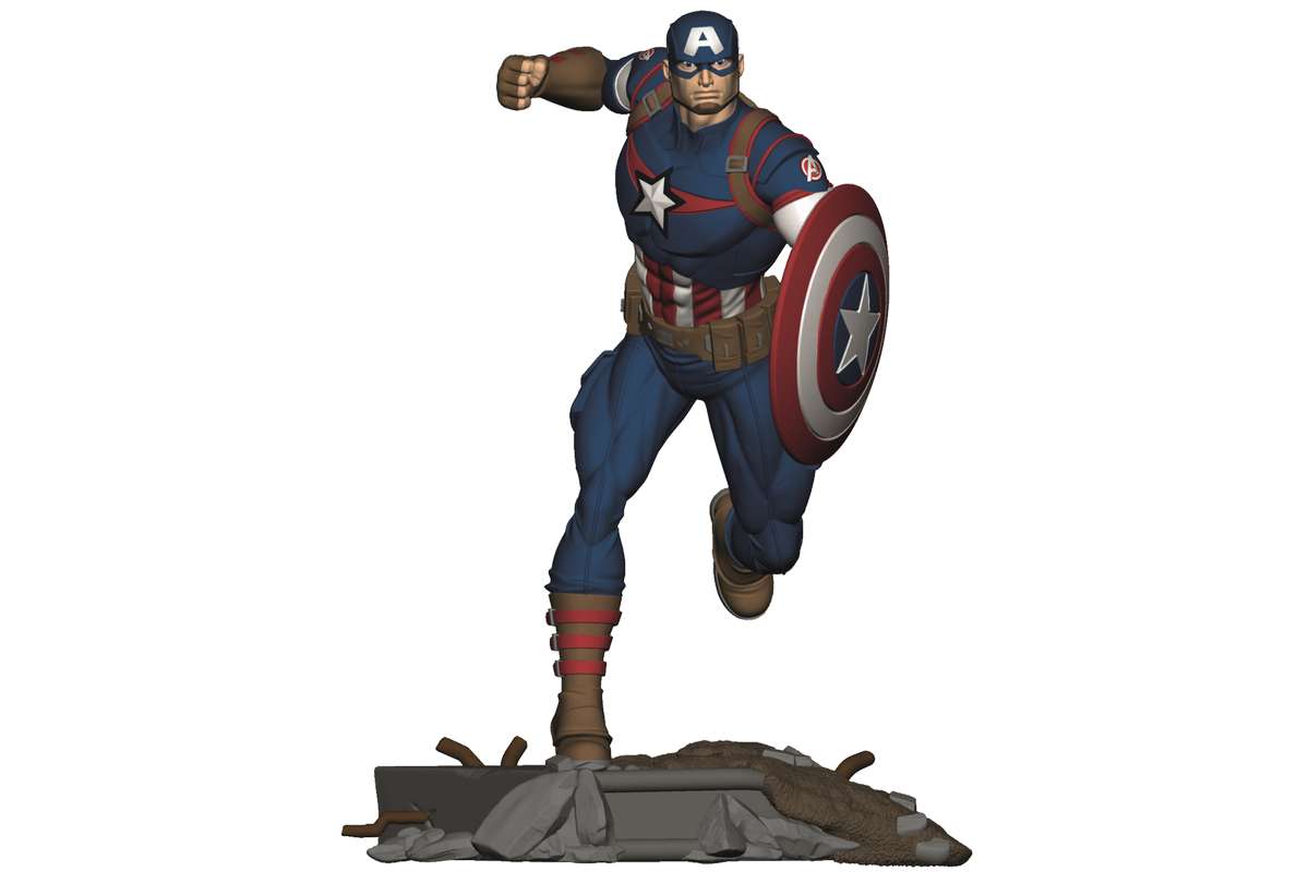 Marvel Captain America 10x8,2x11cm