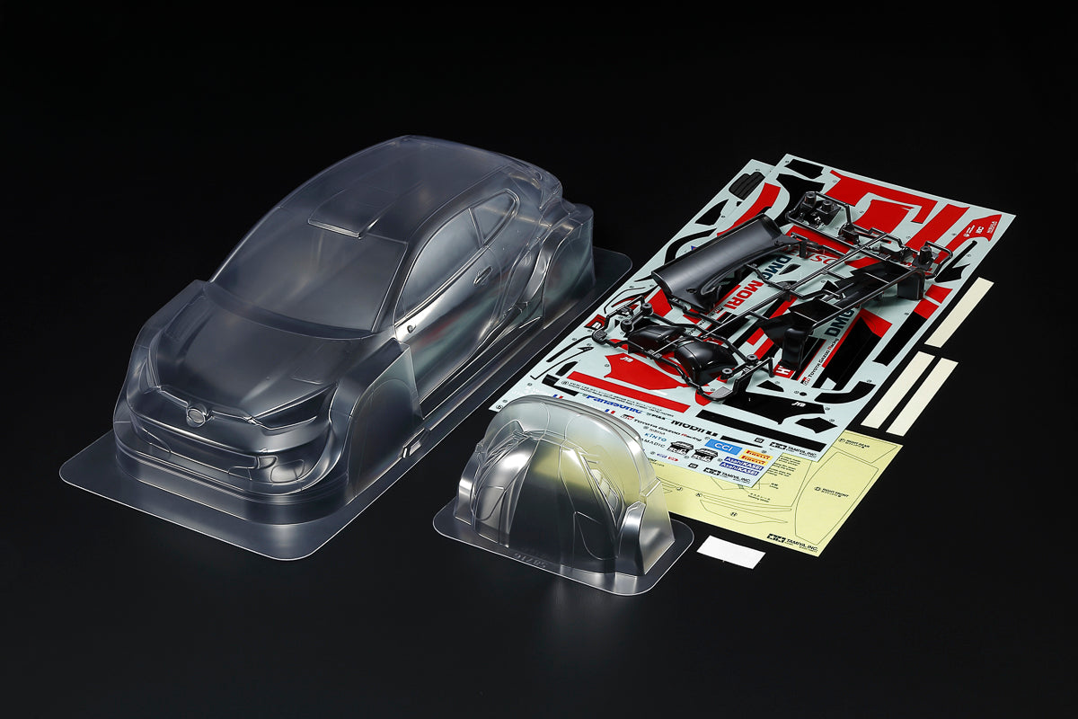 1/10 Scale R/C Toyota GAZOO Yaris Body Parts Set 