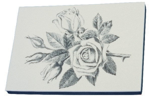 Gummistempel 14x10 rose