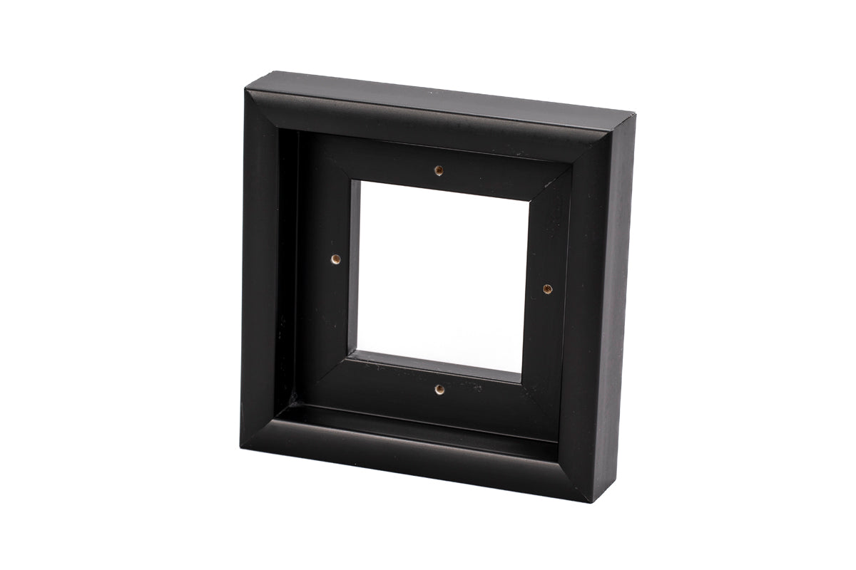 Svæveramme mat sort 10x10