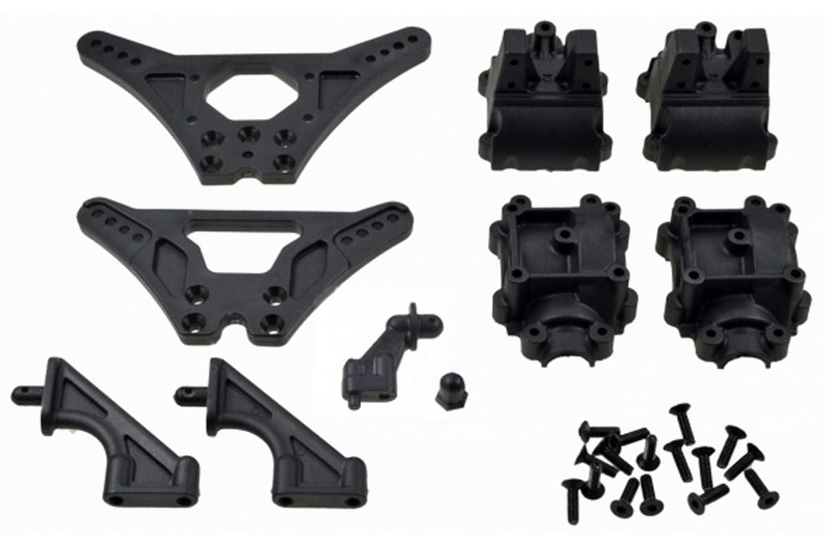 X10E Shock Tower Gear Box Set